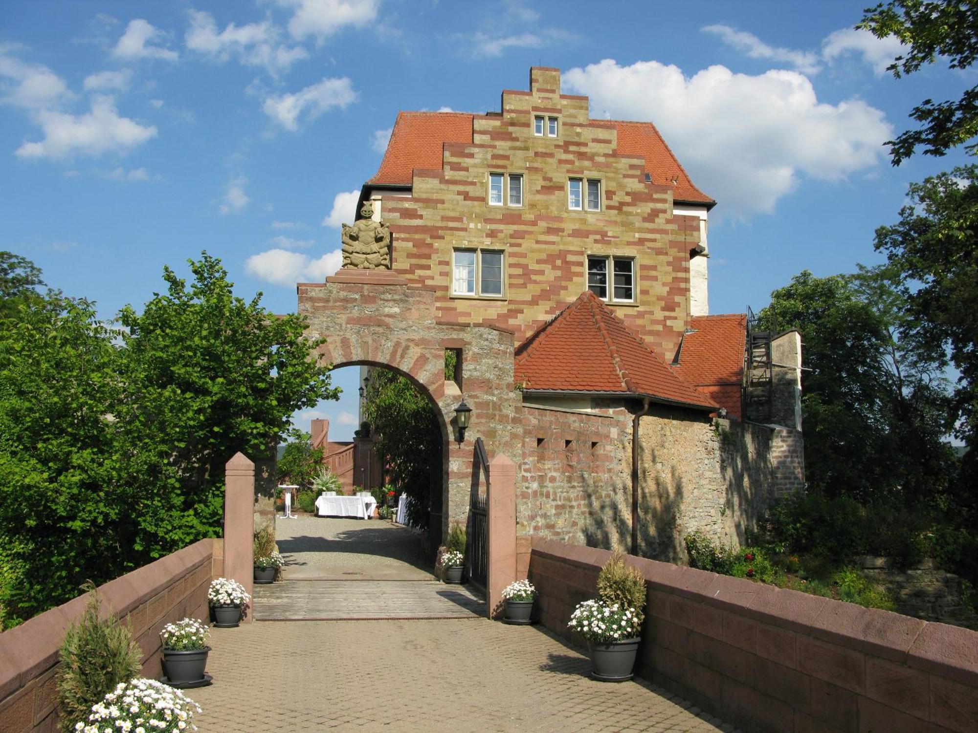 Eventlocation & Hotel Schloss Neuburg Obrigheim Bagian luar foto